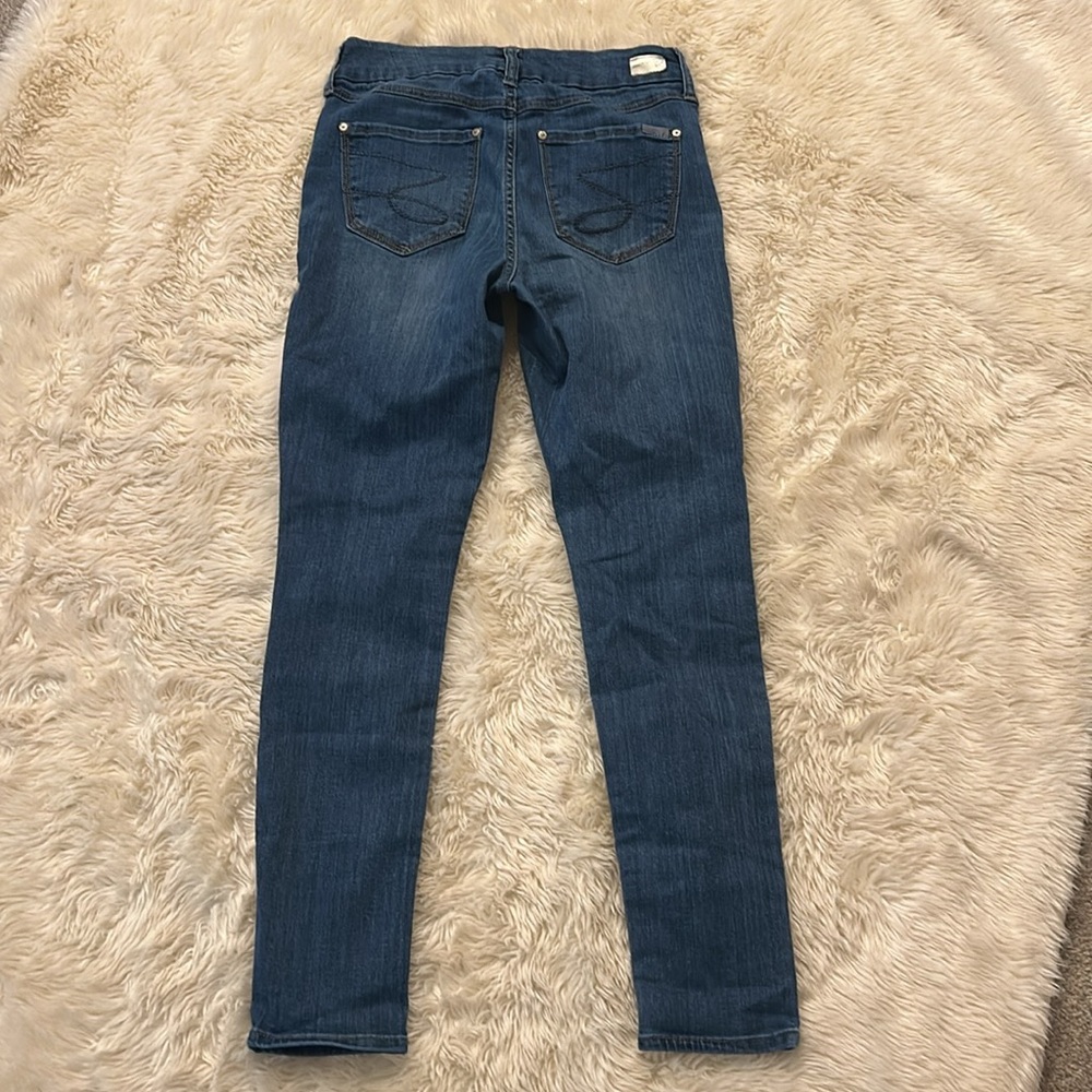 Seven 7 Tummyless High Rise Skinny Jeans, Size 6 - Picture 5 of 10